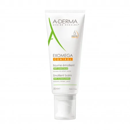 A-DERMA — EXOMEGA CONTROL BAUME ÉMOLLIENT ANTI-GRATTAGE COSMÉTIQUE STÉRILE 200 ml