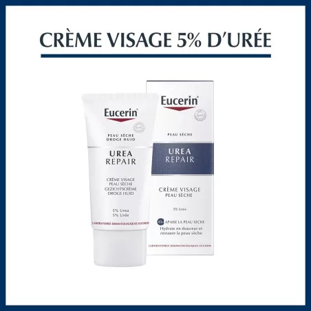 EUCERIN CRÈME VISAGE 5% D’URÉE