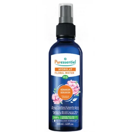 PURESSENTIEL HYDROLAT BIO – GÉRANIUM 200ML