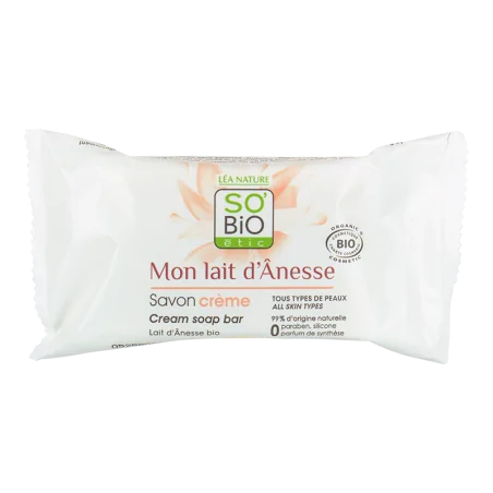 SO BIO SAVON CREME BLOC AU LAIT D’ANESSE 100 G