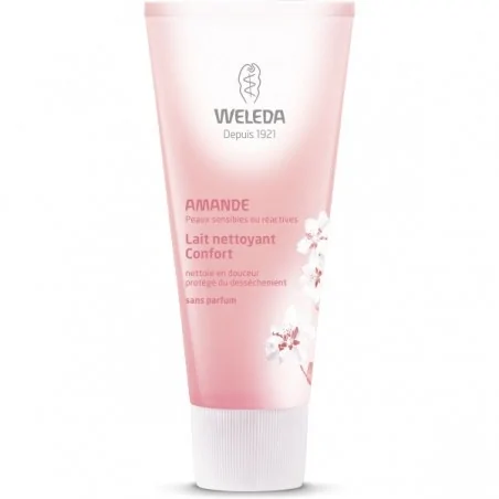 Weleda Lait Nettoyant Confort à l’Amande bio 75ML