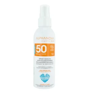 ALPHANOVA Spray solaire familial certifié bio 150g