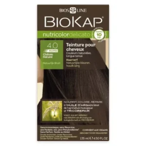 Biokap Nutricolor Delicato Rapid Teinture pour Cheveux 4 0 Chatain Naturel 135ml 1 520x520 1