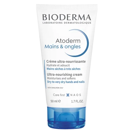 bioderma atoderm mains ongles creme ultra nourrissante 50 ml