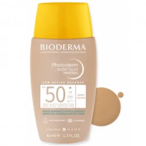 bioderma photoderm nude touch spf 50 teinte doree