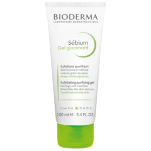bioderma sebium gel gommant purifiant 100ml desincruste et nettoie