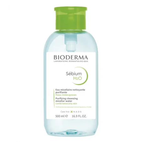 bioderma sebium h2o pompe inverse 500ml