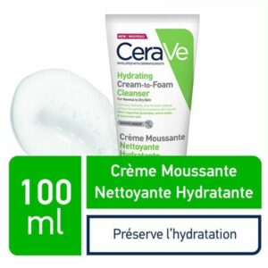 cerave creme moussante nettoyante hydratante peau normale a seche 100ml 1 520x520 1