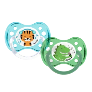 dodie sucette anatomique 28 6m duo tigredinosaure