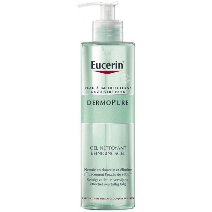 eucerin dermopure gel nettoyant 200 ml