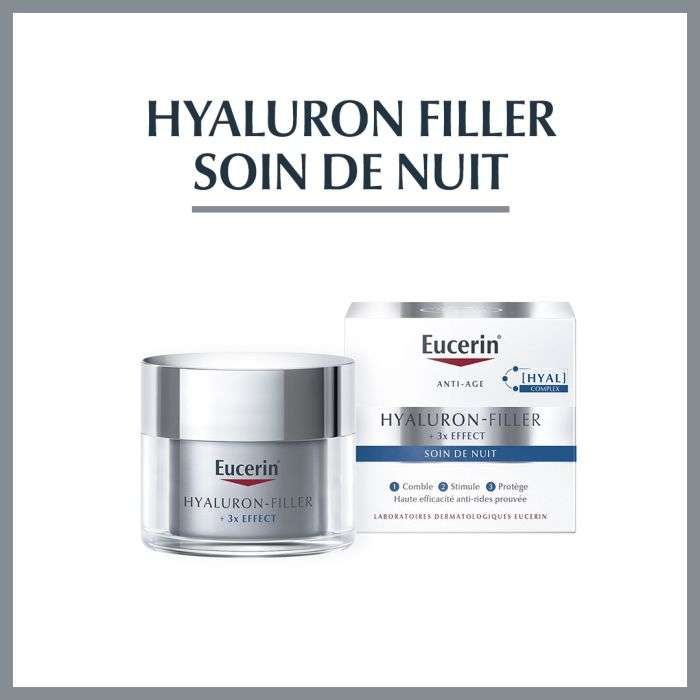 eucerin eucerin hyaluron filler 3 effects soin de nuit 50 ml peaux matures