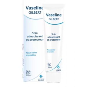 gilbert gilbert vaseline tube 100 ml soin adoucissant et protecteur soins visage et corps