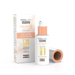 isdin foto ultra anti age repair color fusion water spf 50 50 ml