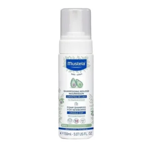 mustela shampooing mousse nourrisson diffuseur 150ml