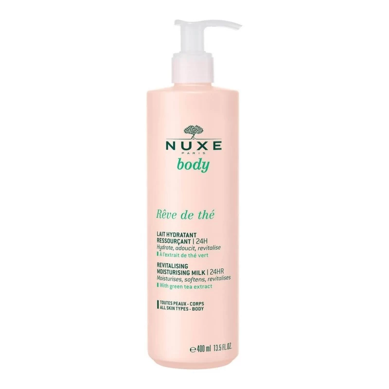 nuxe body reve de the lait hydratant ressourcante 24h 400ml
