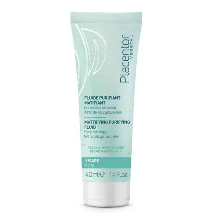 placentor placentor fluide purifiant matifiant 40 ml soins anti imperfections