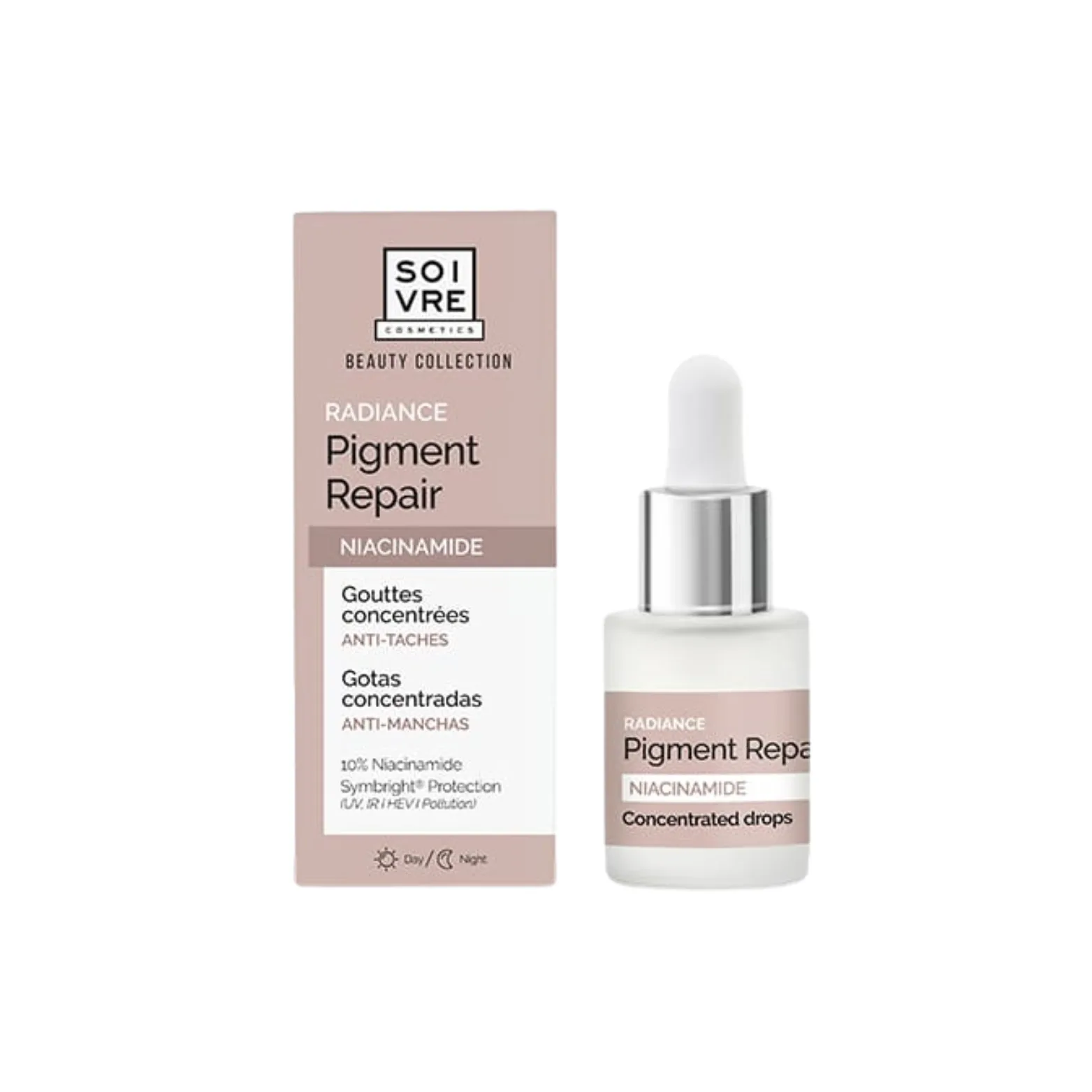 SOIVRE GOUTTES NIACINAMIDE PIGMENT REPAIR ANTITACHES CICATRICES 1 1 1