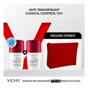 Vichy Deodorant clinical control Femme 96H 2x50ml Trousse 520x520 2