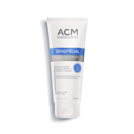 acm sensitelial gel nettoyant surgras 200ml 1