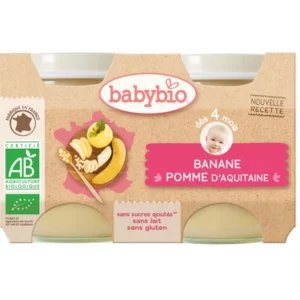 babybio banane pomme daquitaine 2x130g 1