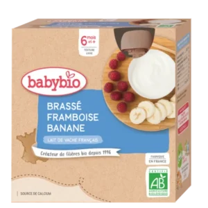babybio brasse framboise banane 4x85g 1