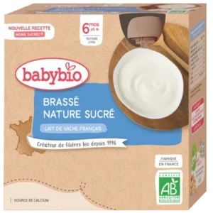 babybio brasse nature sucre 4x85g 1