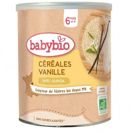 babybio cereales vanille avec quinoa 220g 1