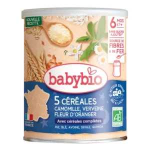 babybio cereales verveine fleur doranger camomille 220g 1