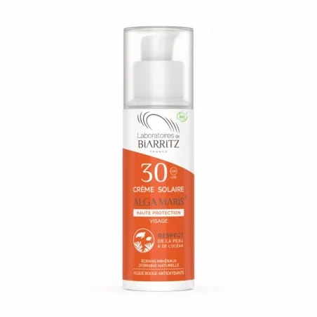 biarritz algamaris creme solaire visage spf30 1 1