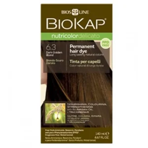 biokap nutricolor delicato teinture pour cheveux blond fonce dore 63 1