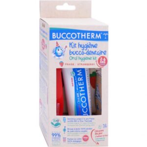 buccotherm buccotherm kit enfant 2 6 ans 50 ml gout fraise dentifrices enfants 1