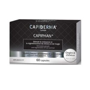 capiderma capiderma capiphan 60 capsules vitamines ongles et cheveux complements cheveux et ongles 1