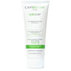 capiderma sebiocap gel dermo nettoyant pour peaux a tendance acneique 200ml 1