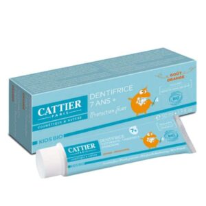 cattier cattier dentifrice enfants sans fluor 7 ans 50 ml gout orange dentifrices enfants 1