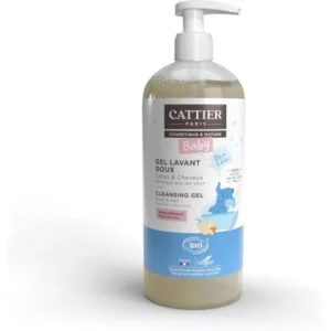 cattier gel lavant doux cheveux et corps 500ml 1