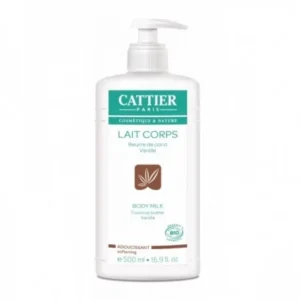cattier lait corps adoucissant vanille extrait de coco 500ml 1