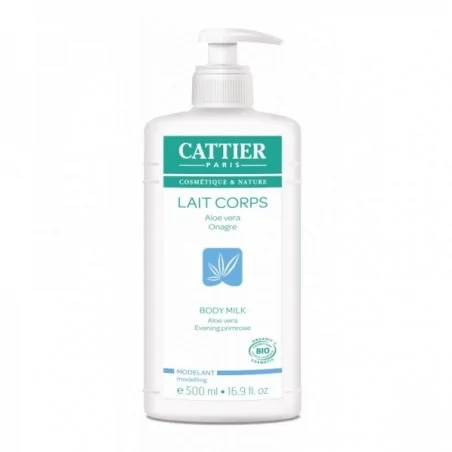 cattier lait corps modelant aloe vera onagre 500ml 1