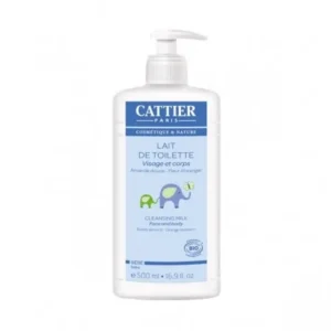 cattier lait de toilette bebe bio 500 ml 1 1