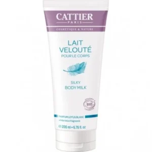 cattier lait veloute pour le corps parfum lotus blanc 200ml 1