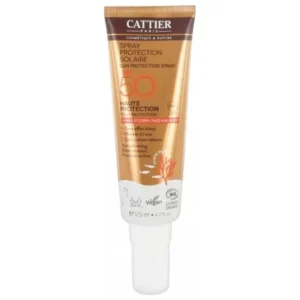 cattier spray protection solaire spf 50 bio 125 ml 1