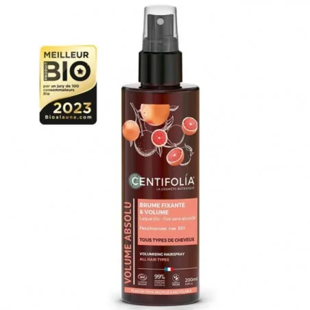 centifolia brume fixante et volume spray 200ml 1