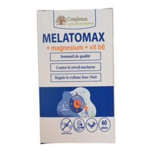 complemax complemax melatomax plus magnesium plus vitamine b6 60 gelules sommeil et detente 1