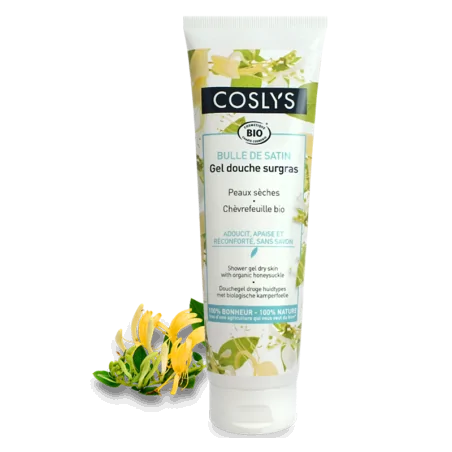 coslys gel douche bio peaux seches 250ml 1