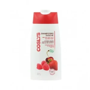 coslys shampooing douche ultra doux sans savon aux fruits rouges 250ml 1