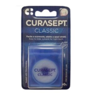 curasept curasept classique file dentaire menthe 50m brossettes interdentaires et fils dentaires 1