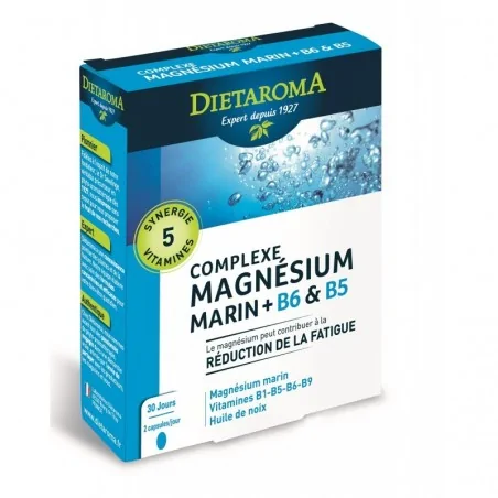 dietaroma complexe magnesium marin b6 b5 60 capsules 1 1