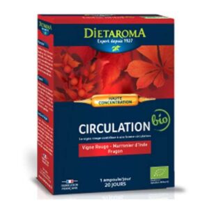 dietaroma dietaroma circulation bio 20 ampoules circulation sanguine et coeur 1