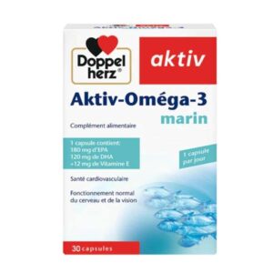 doppelherz doppelherz aktiv omega 3 marin 30 capsules vitamines et formes 1