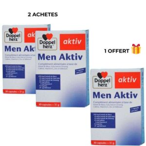 doppelherz men activ 30 capsules 2 achetes 1 offert 1