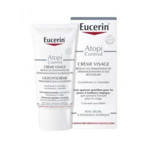 eucerin atopicontrol creme visage calmante 12 omega 50 ml 1